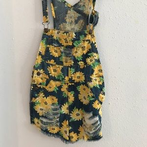 Sunflower Denim Overall